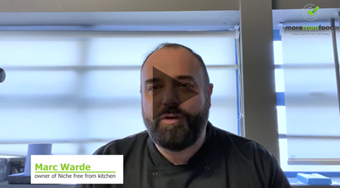 Marc Warde, owner of Niche free from kitchen, sharing his experience with MoreFromFood HACCP software
